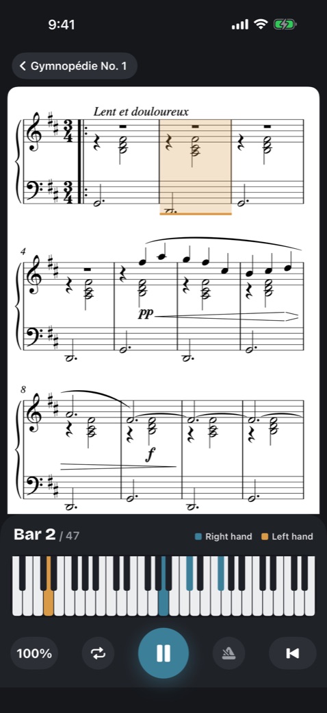 Barline screenshot